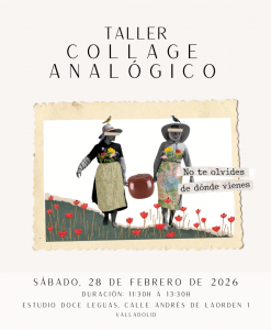 TALLER COLLAGE ANALÓGICO - Sábado 28 de Febrero