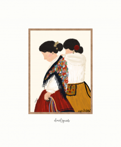 Ilustración "El arte de prender un mantón"